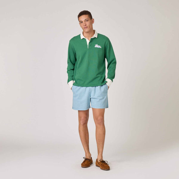 Rowing Blazers Men's Babar Cotton Rugby Green