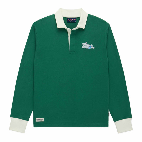 rowing blazers Men's Babar Cotton Rugby Green