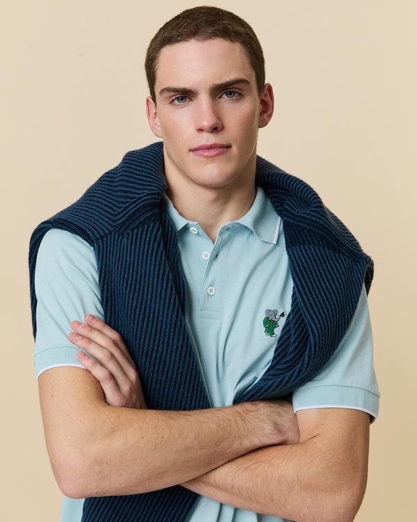 Rowing Blazers Men's Babar Double Polo Blue