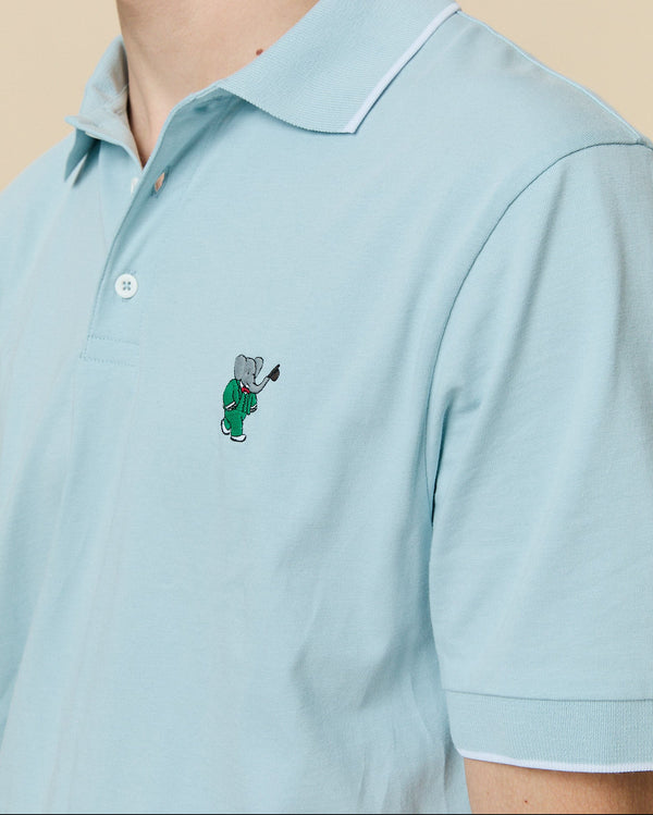 Rowing Blazers Men's Babar Double Polo Blue