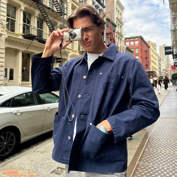 Rowing Blazers Men's Canvas Chore Jacket Navy