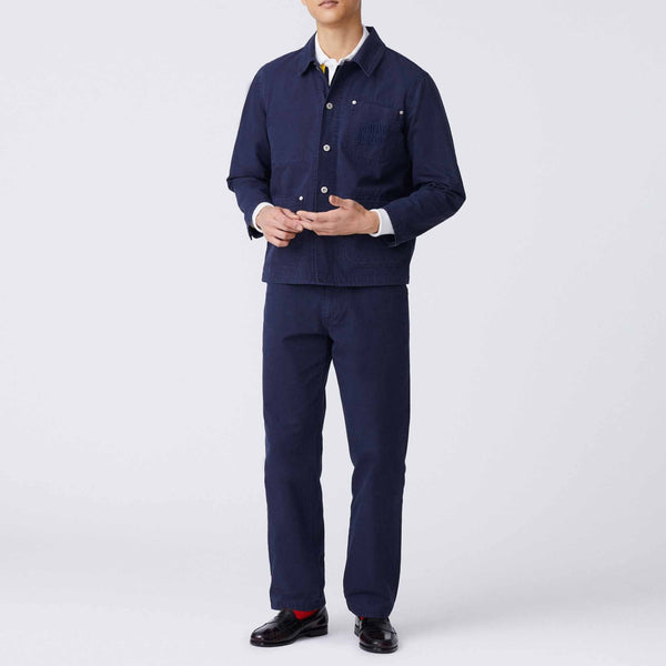 Rowing Blazers Men's Canvas Chore Jacket Navy