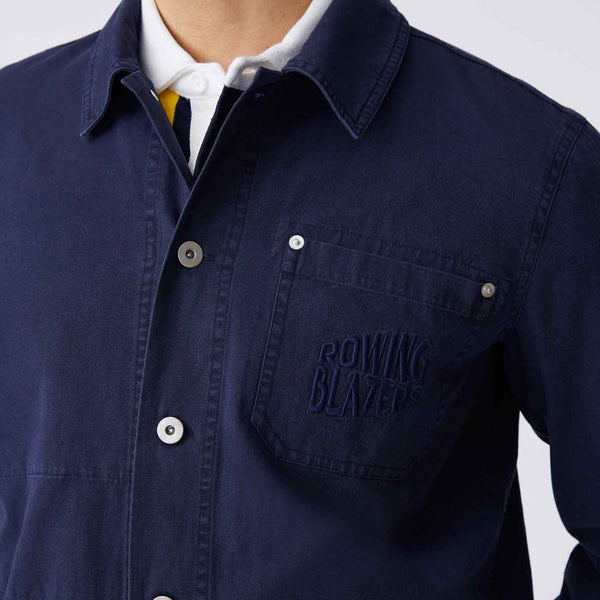 Rowing Blazers Men's Canvas Chore Jacket Navy