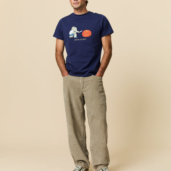 Rowing Blazers Men's Cotton Babar Pumpkin Tee Navy