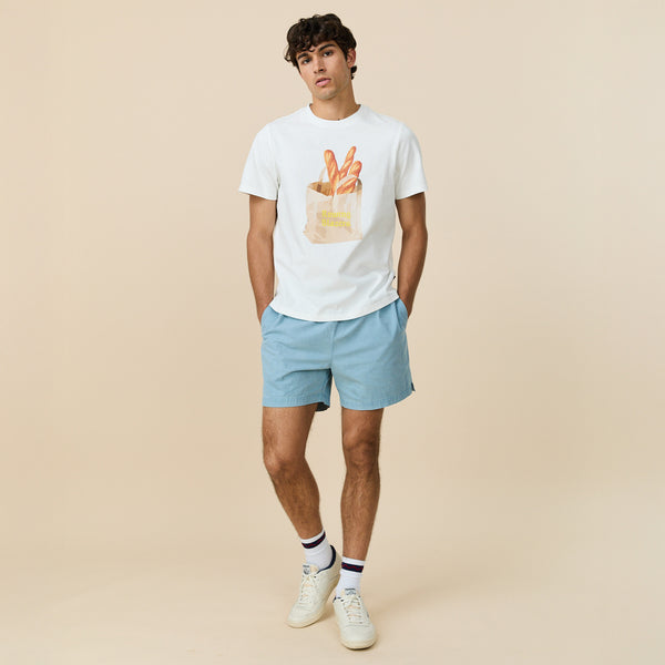 Rowing Blazers Men's Cotton Baguette T-Shirt Cream