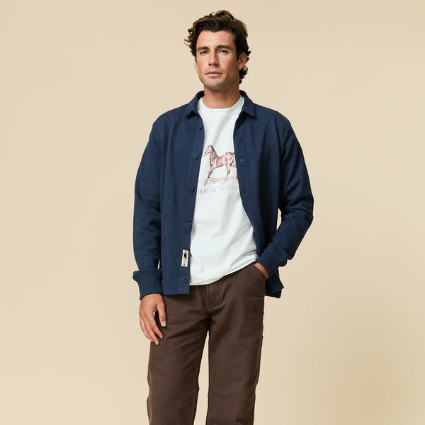 Rowing Blazers Men's Cotton Horse Tee Cream