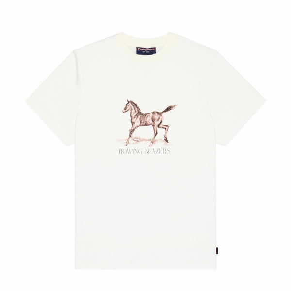 rowing blazers Men's Cotton Horse Tee Cream