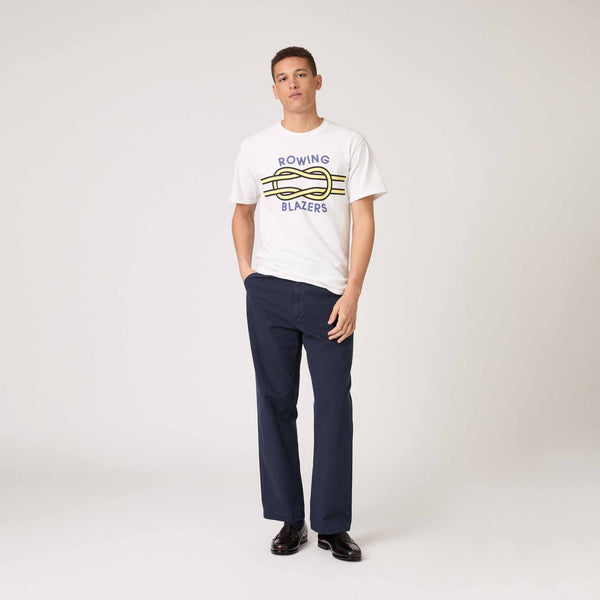Rowing Blazers Men's Cotton Knot T-Shirt White