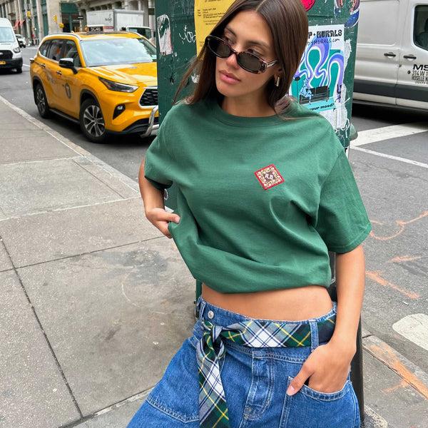 Rowing Blazers Men's Cotton Patch T-Shirt Green