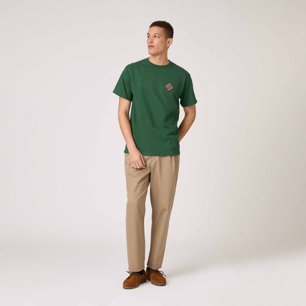 Rowing Blazers Men's Cotton Patch T-Shirt Green