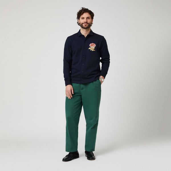 Rowing Blazers Men's Cotton Roses Over Shirt Navy