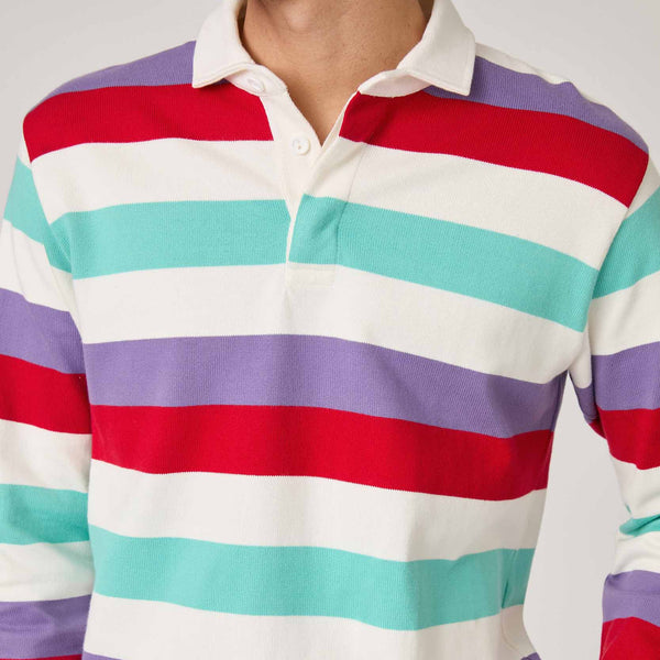 Rowing Blazers Men's Cotton Rugby Starboard Stripe