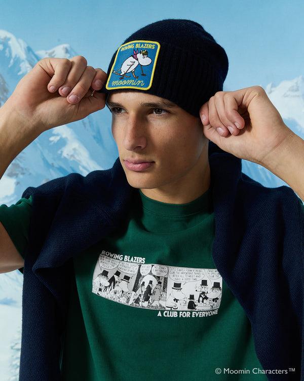 Rowing Blazers Men's Moomin Cashmere Beanie Navy