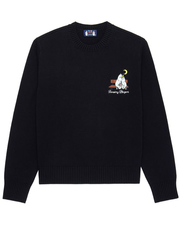 rowing blazers Men’s Moomin Cotton Sweater Black