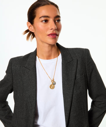 Rowing Blazers Men's Oversized Canvas Shirt Navy