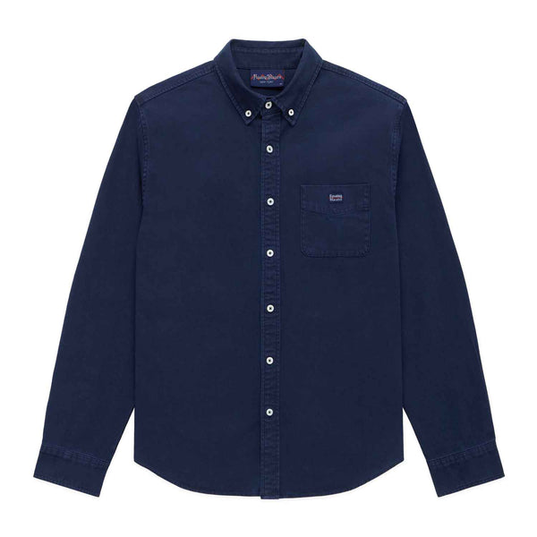 rowing blazers Men's Oversized Canvas Shirt Navy