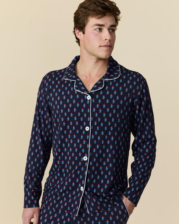 Rowing Blazers Men's Paddington Pajama Set Navy