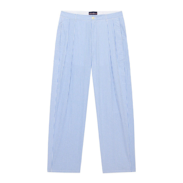 rowing blazers Men's Pleated Seersucker Pant Blue