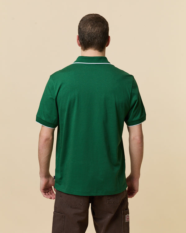 Rowing Blazers Men's Pooh Double Polo Green