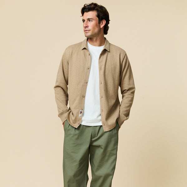 Rowing Blazers Men's Rugby Overshirt Khaki