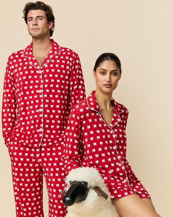 Rowing Blazers Men's Sheep Pajama Set Diana Red