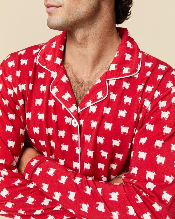 Rowing Blazers Men's Sheep Pajama Set Diana Red