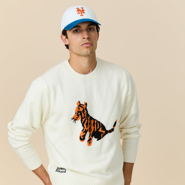Rowing Blazers Men's Tigger Cashmere Sweater Ivory