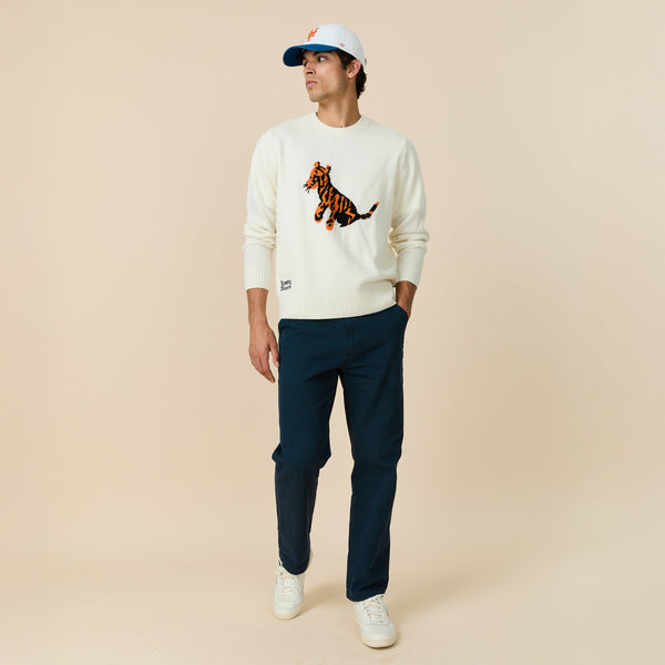 Rowing Blazers Men's Tigger Cashmere Sweater Ivory