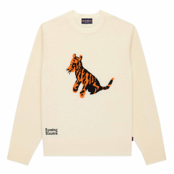 rowing blazers Men's Tigger Cashmere Sweater Ivory