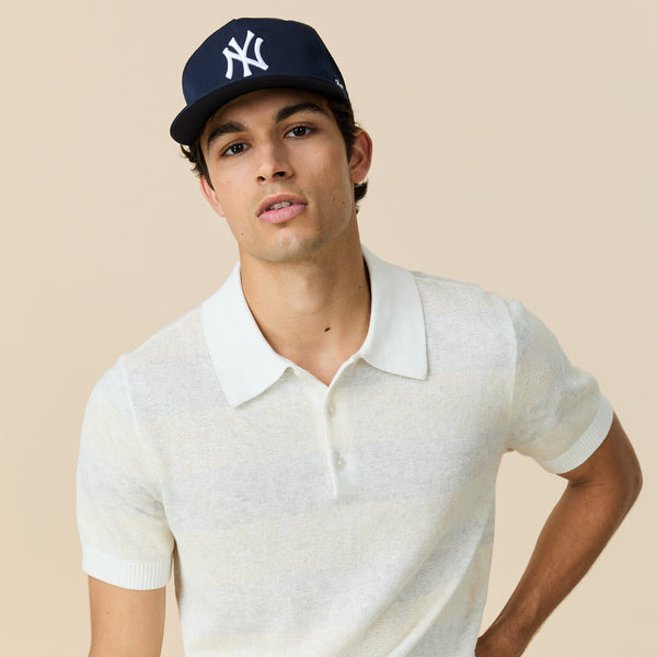 Rowing Blazers Men's Tonal Striped Polo White