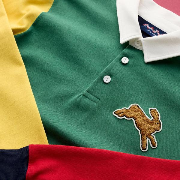 Rowing Blazers Men's Tracksmith Cotton Rugby Green