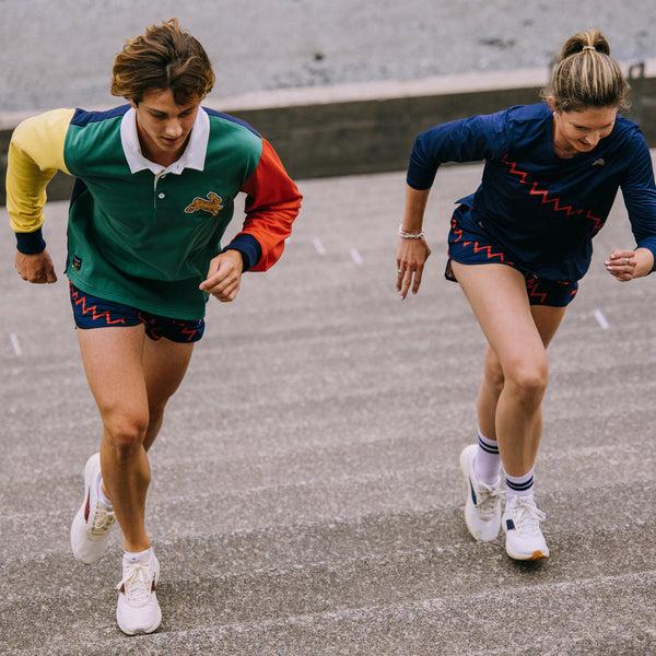 Rowing Blazers Men's Tracksmith Cotton Rugby Green