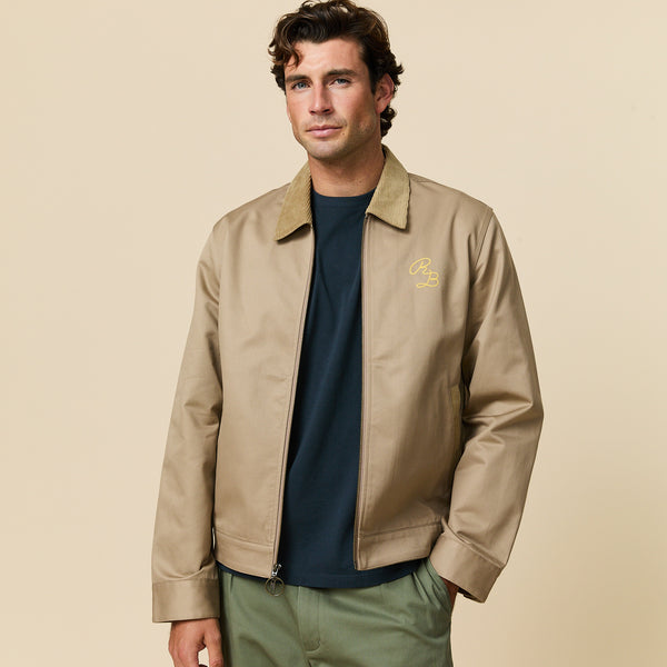 Rowing Blazers Men's Twill Work Jacket Khaki