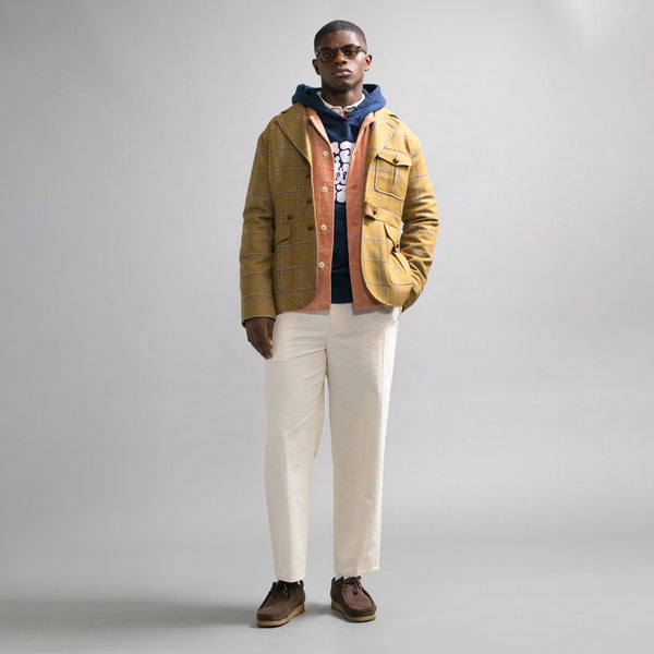 Rowing Blazers Men's Wool Norfolk Jacket Green