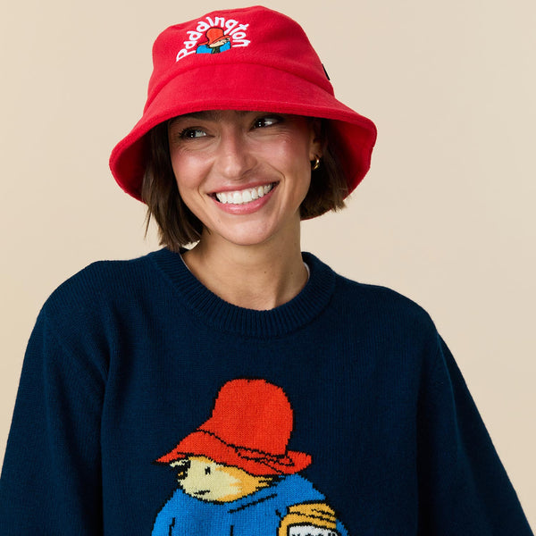 Rowing Blazers Paddington Bear Bucket Hat Red