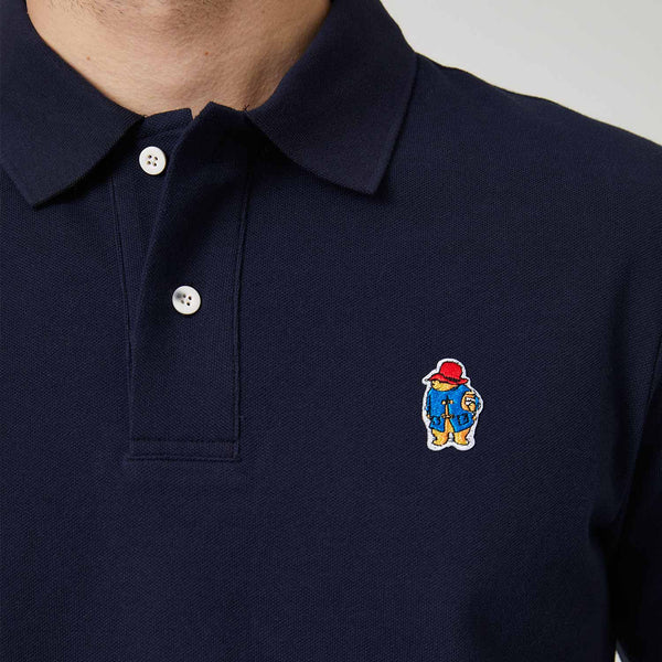 Rowing Blazers Paddington Bear Pique Polo Navy