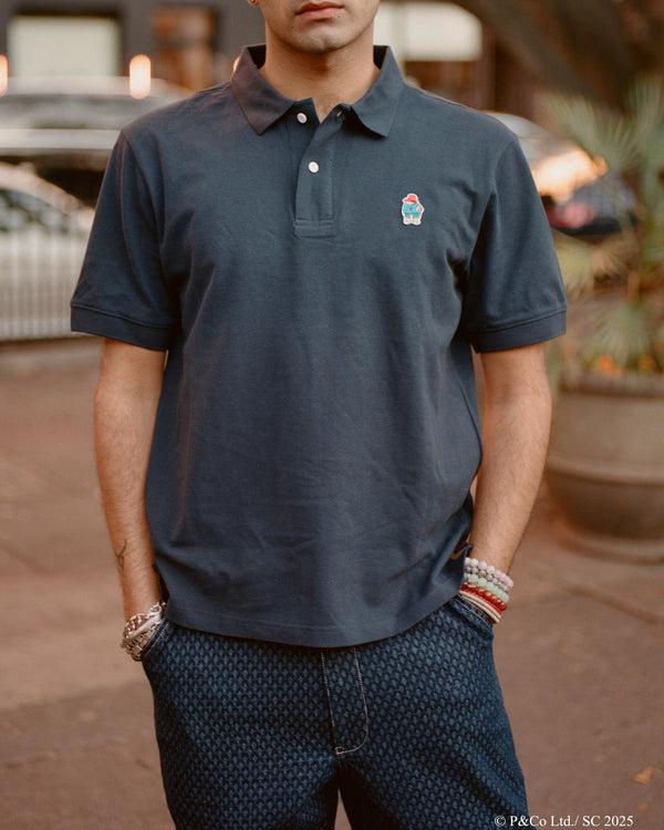 Rowing Blazers Paddington Bear Pique Polo Navy