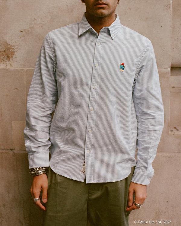 Rowing Blazers Paddington Oxford Light Blue Stripe