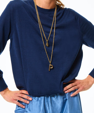 Rowing Blazers Paddington Sherpa Jacket Navy