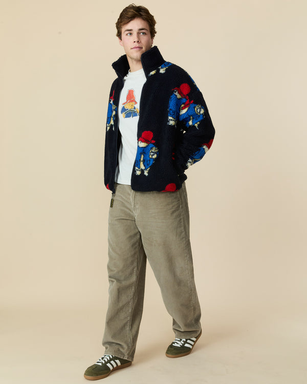 Rowing Blazers Paddington Sherpa Jacket Navy