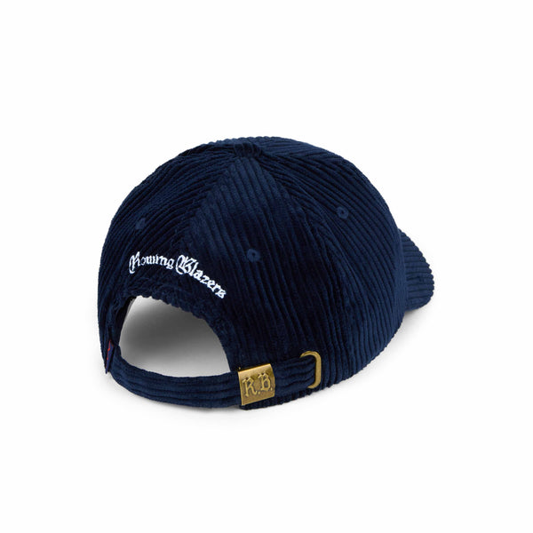 Rowing Blazers Paddington Text Cord Hat Navy
