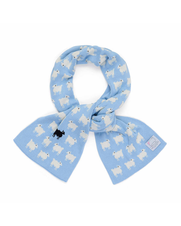 rowing blazers Sheep Cotton Scarf Blue