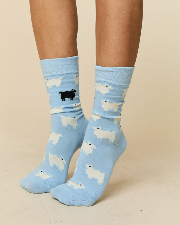 Rowing Blazers Sheep Socks Blue