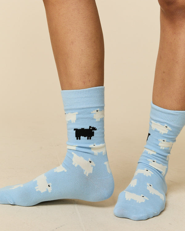 Rowing Blazers Sheep Socks Blue