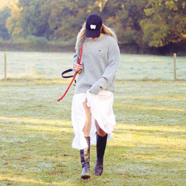 Rowing Blazers Sheep Twill Baseball Cap Black