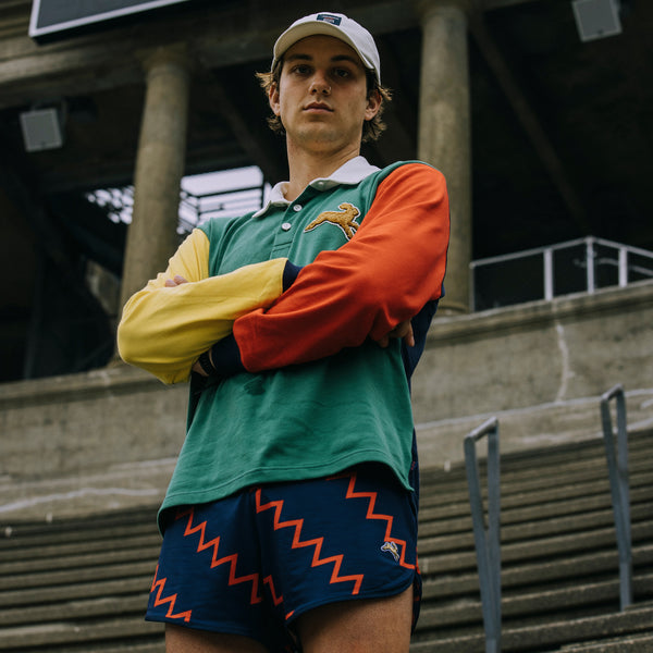 Rowing Blazers Tracksmith Men's Shorts Navy/Red