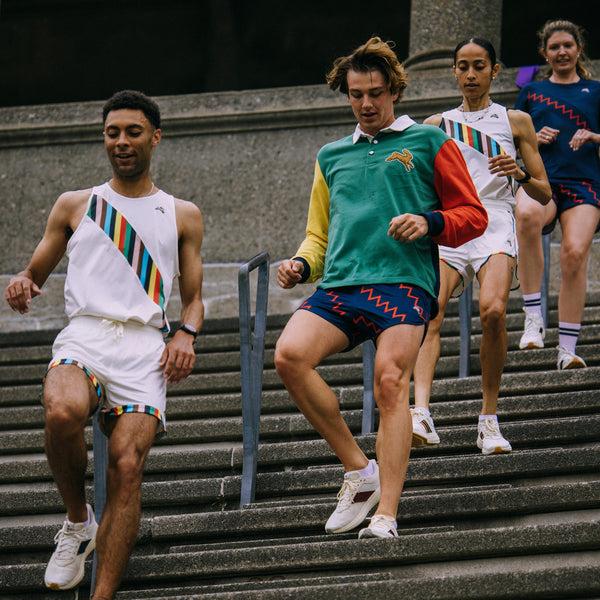 Rowing Blazers Tracksmith Men's Shorts Navy/Red