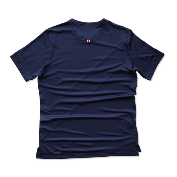 Rowing Blazers Tracksmith Men's Tee Navy/Red