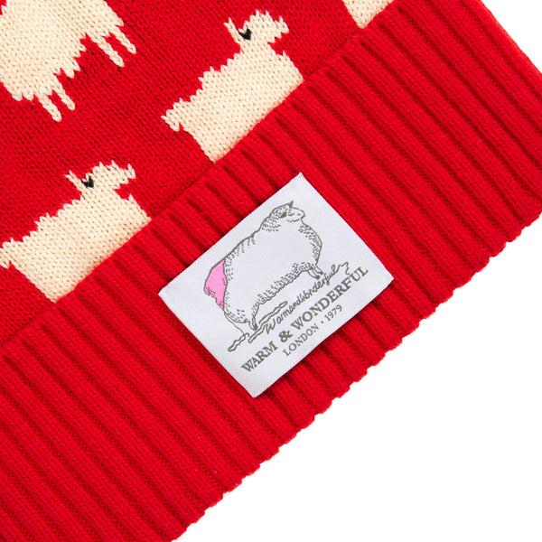 Rowing Blazers Warm & Wonderful Cotton Sheep Beanie