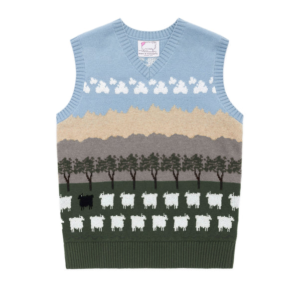 rowing blazers Warm & Wonderful Scenic Sheep Vest
